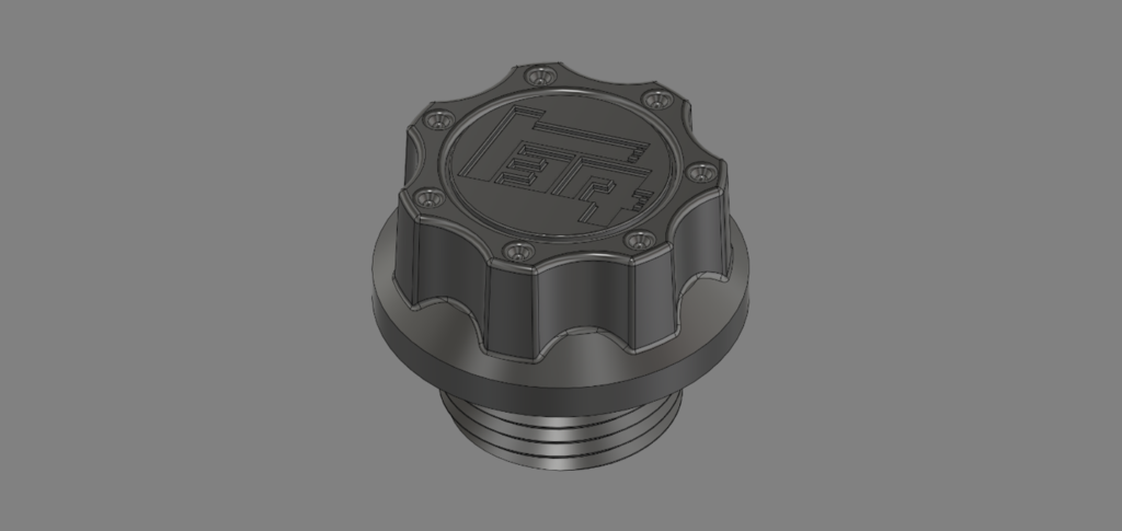 CAD design of oil filter