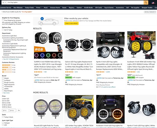 4" Fog Light Search